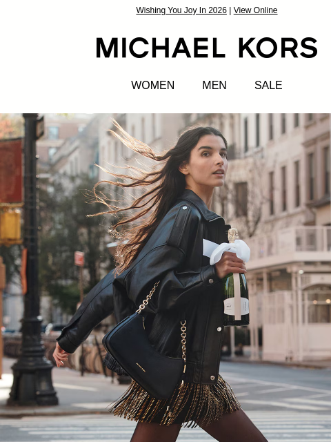 michaelkorsmail newsletter: Happy New Year From Michael Kors