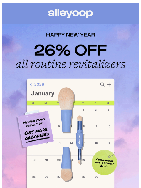 meetalleyoop newsletter: Ring in 26% off 🪩🥂