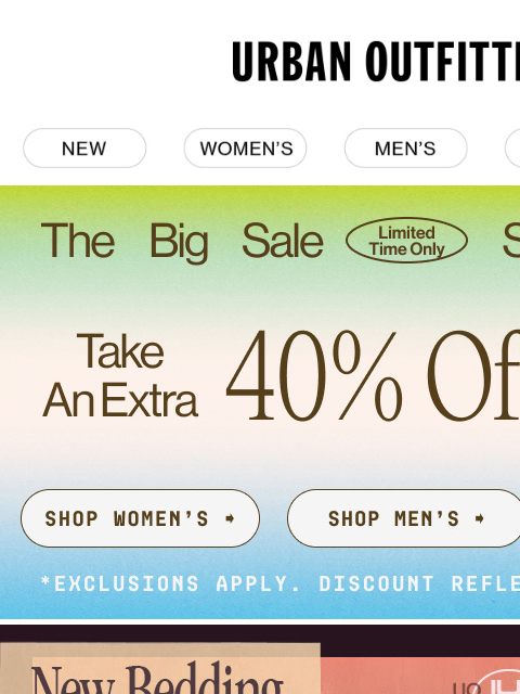 urbanoutfitters newsletter: New year, new bedding