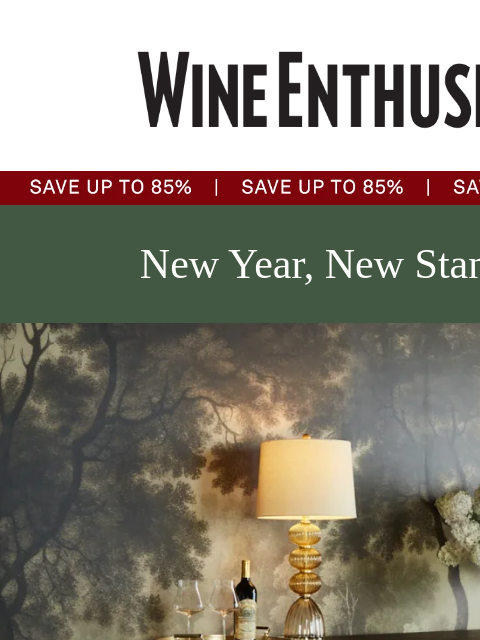 wineenthusiast newsletter: Dry January Is Optional. Better Wine Storage Isn’t...