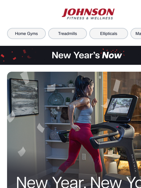 johnsonfit newsletter: New Year. New Goals. Premium Fitness Starts Here.