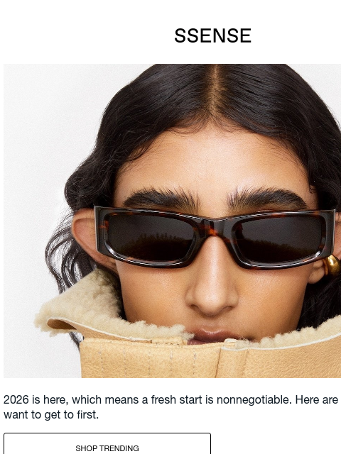 ssense newsletter: Styles to Start the Year With