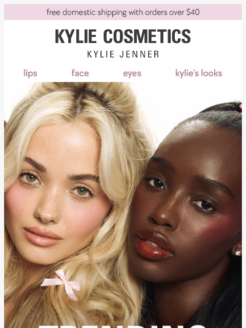 kyliecosmetics newsletter: top 2026 beauty trends ✨