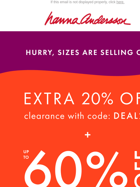 hannaandersson newsletter: 🚨 The SALE You Don’t Want To Miss