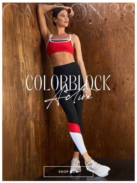 carbon38 newsletter: New year, new active.