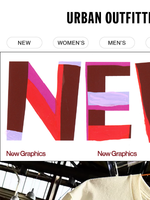 urbanoutfitters newsletter: New 🏀 Graphics