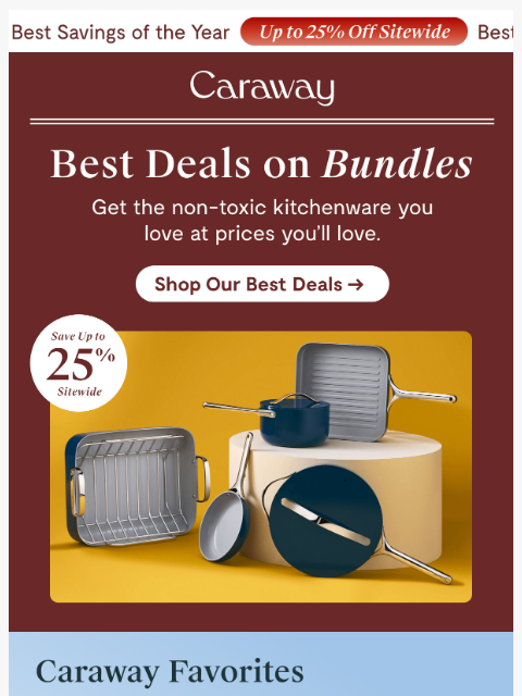 carawayhome newsletter: Bundles About to Sell Out ‼️