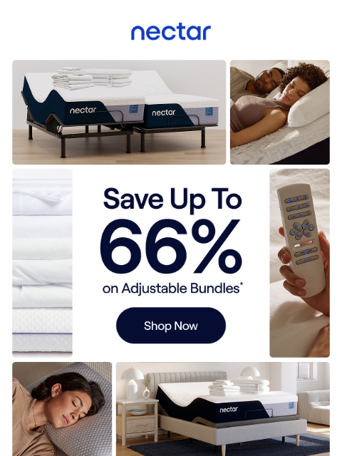 nectarsleep newsletter: 💤 Recline, relax & repeat with our Adjustable Bun...