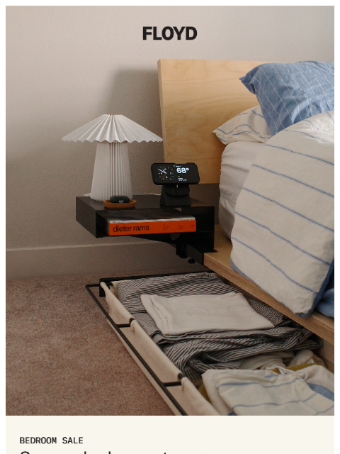 floydhome newsletter: Save on bedroom storage
