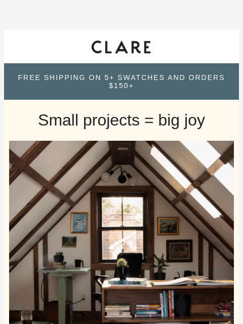 clare newsletter: Your 2026 refresh starts here!