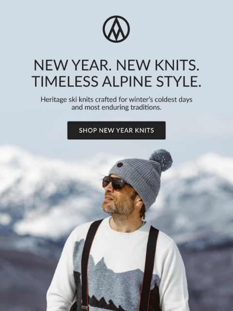 alpsandmeters newsletter: New Year knits, built on alpine tradition