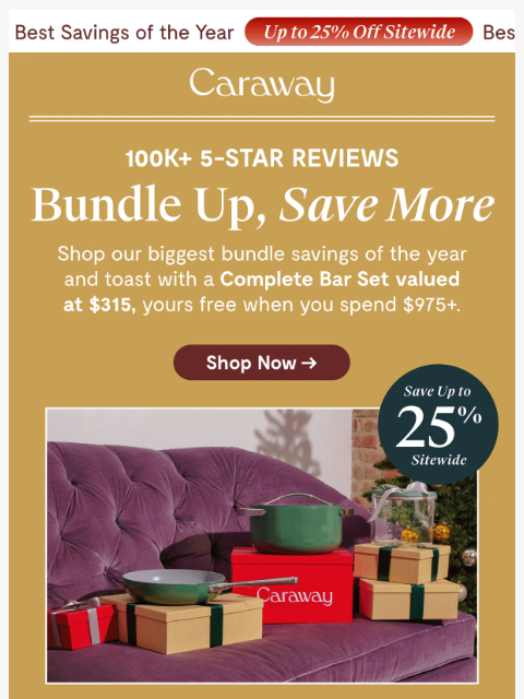 carawayhome newsletter: Inside: Exclusive Deals ⚡