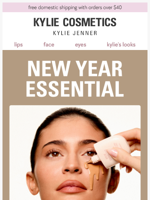 kyliecosmetics newsletter: new year, same award-winning formula 🤩
