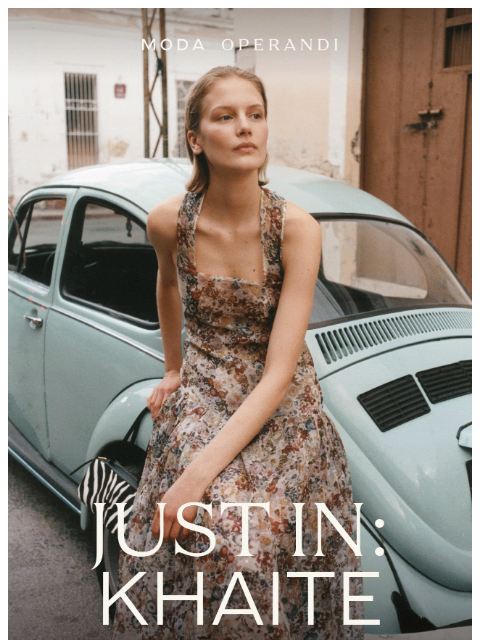 modaoperandi newsletter: A new must-have from KHAITE