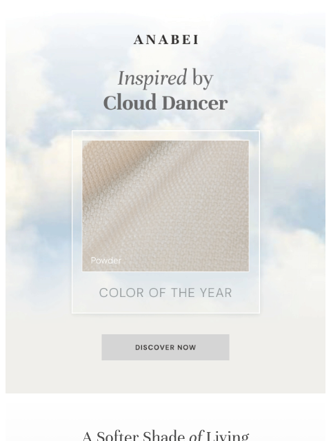 anabei newsletter: ☁️ Color of the Year ☁️