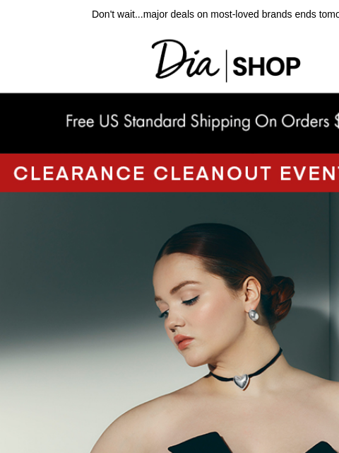 dia newsletter: ICYMI: Up To 85% Off Sale is Here ✨​