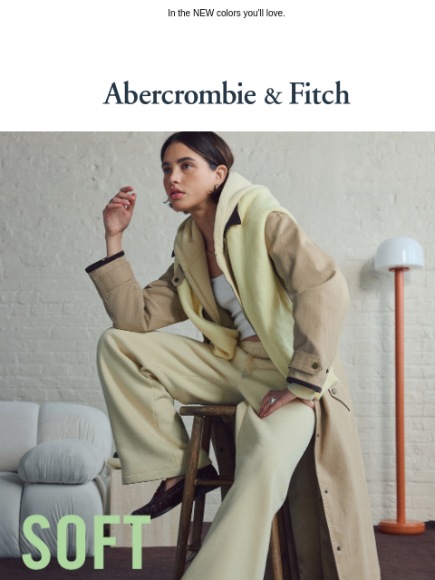 abercrombie newsletter: Start fresh with A&F Sunday Sets.