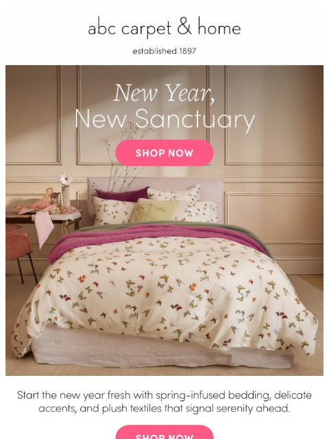 abchome newsletter: New Year, New Room