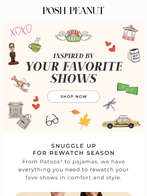 poshpeanut newsletter: 📺✨ Snuggle Up! It's Rewatch Season