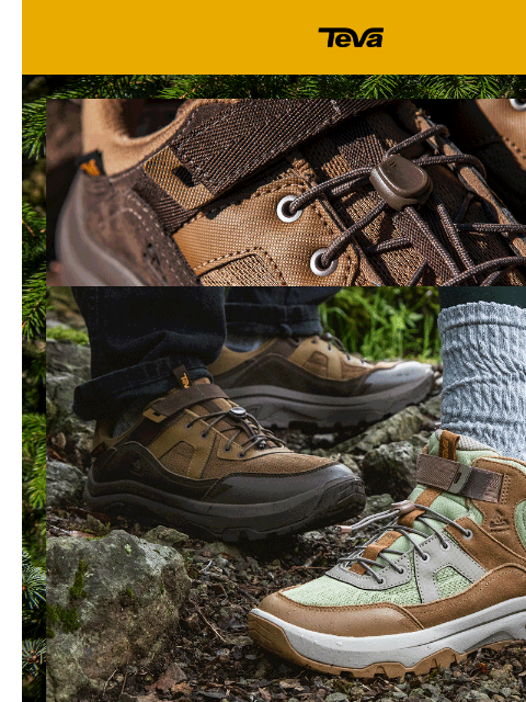 teva newsletter: A new year means a new pair. 🥾