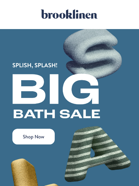 brooklinen newsletter: Bundle & Save Up to 35% Off Bath Now