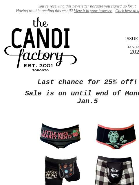 createsend7 newsletter: Last chance for 25% off…