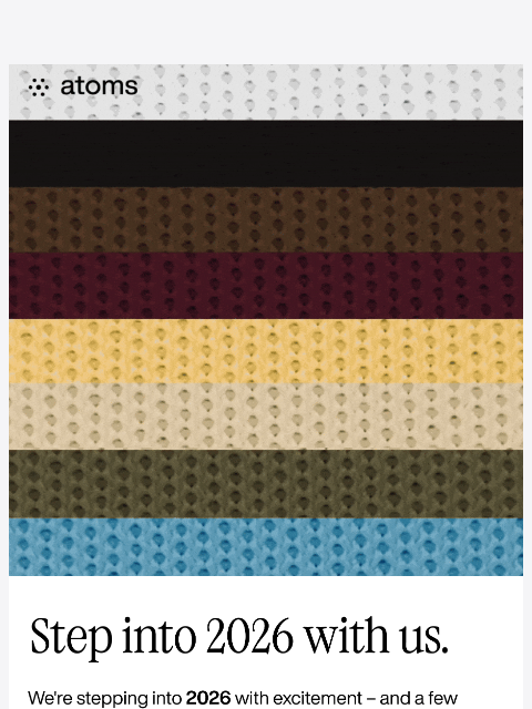 atoms newsletter: Some things should never change