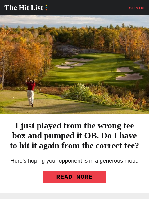 golfdigest newsletter: America's 100 Greatest Public Courses