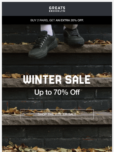 greatsbrand newsletter: Deeper Discount: Up to 70% Off