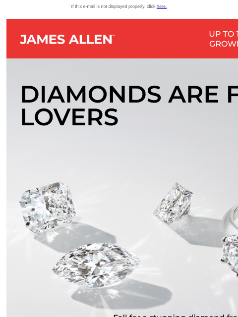 jamesallen newsletter: Attention Diamond Lovers