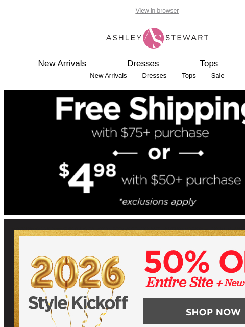 ashleystewart newsletter: 🌶️ Valentine’s Day shop is OPEN 💘