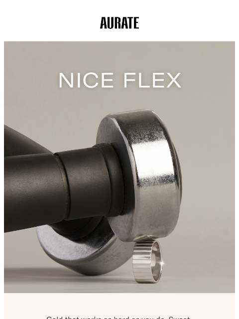 auratenewyork newsletter: Sweat-Proof Gold