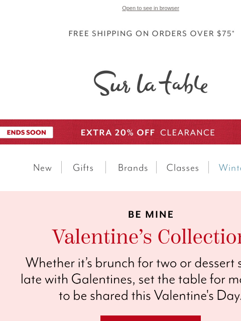 surlatable newsletter: 💘 Cupid-approved gifts for Valentine's Day.