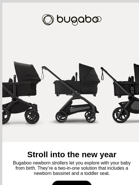 bugaboo newsletter: Start the year in motion