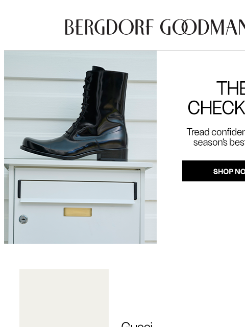 bergdorfgoodman newsletter: Next Steps: The Boots To Have