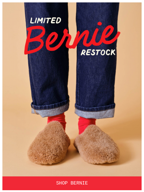 sabah newsletter: The Final Bernie Restock 🔥