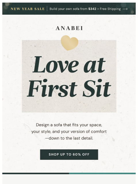 anabei newsletter: Love at First Sit 💘