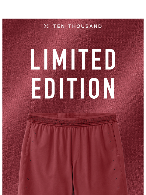 tenthousand newsletter: Built to Perform. Now in Brick Red.