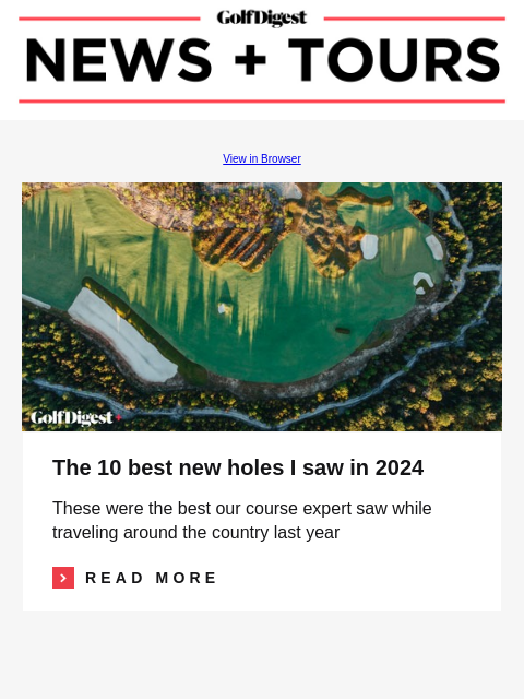 California desert course, designed by Robert Trent Jones Jr. and once led by NHL Hall of Famer, has shut down GolfDigest View in Browser The 10 best new holes I saw in 2024 The 10 best new holes I saw