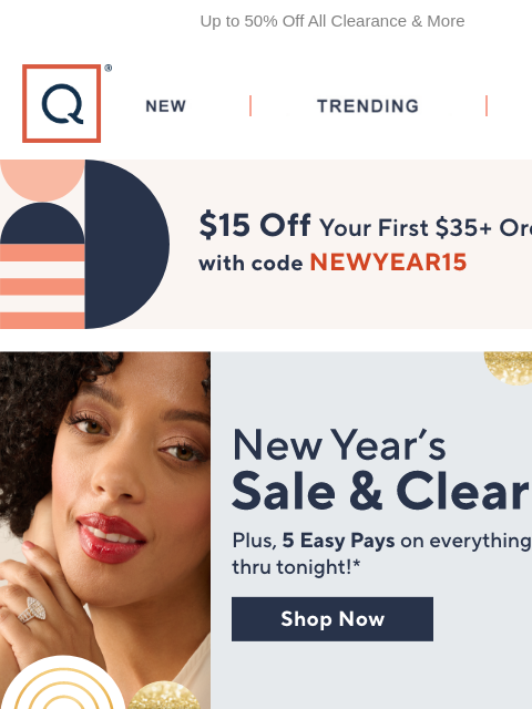 Up to 50% Off All Clearance & More QVC New TRENDING DEALS Unlock $15 off Your First Purchase new years sale savings clearance white sale limited time offers deals Laura Geller Modern Classic Lip