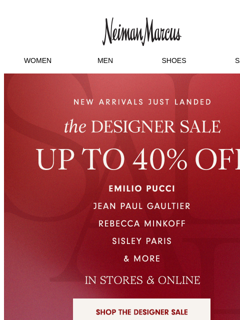 Take up to 40% off Jean Paul Gaultier, Emilio Pucci & more ‌ ‌ ‌ ‌ ‌ ‌ ‌ ‌ ‌ ‌ ‌ ‌ ‌ ‌ ‌ ‌ ‌ ‌ ‌ ‌ ‌ ‌ ‌ ‌ ‌ ‌ ‌ ‌ ‌ ‌ ‌ ‌ ‌ ‌ ‌ ‌ ‌ ‌ ‌ ‌ ‌ ‌ ‌ ‌ ‌ ‌ ‌ ‌ ‌ ‌ ‌ ‌ ‌ ‌ ‌ ‌ ‌ ‌ ‌ ‌ ‌ ‌ ‌ ‌ ‌ ‌ ‌ ‌ ‌