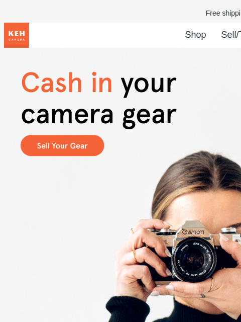 Clear space for new gear and get top-dollar offers when you sell with KEH. Free shipping on orders $75+ KEH logo Shop Sell/Trade Blog Sell in a snap with KEH icon Better for your budget Start the new