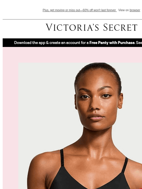 victoriassecret newsletter: Bras from $19.99—It's a Sign