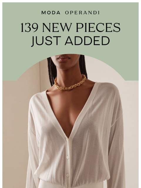 modaoperandi newsletter: Your weekly refresh is here