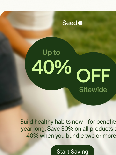 seed newsletter: The best way to start the year.