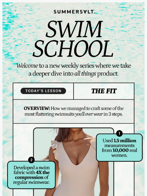 summersalt newsletter: Welcome to Swim School