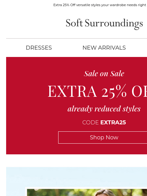 softsurroundings newsletter: New & Ready to Wear​