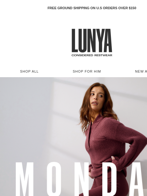 lunya newsletter: DEEP BREATH, IT’S MONDAY