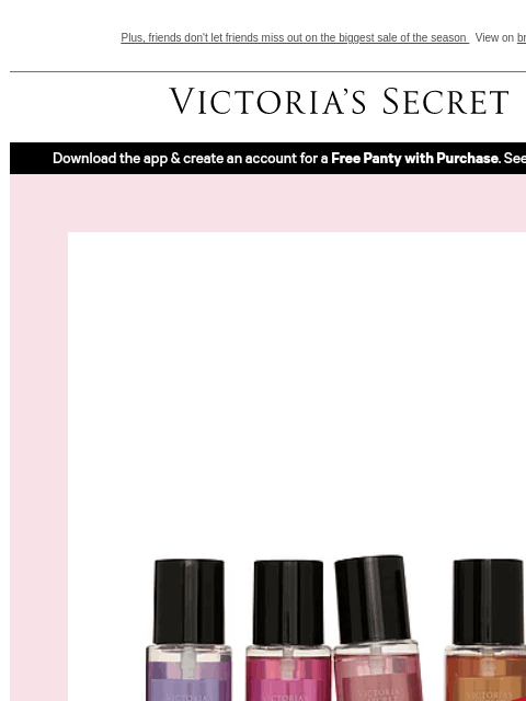 victoriassecret newsletter: Beauty Favorites from $6.99