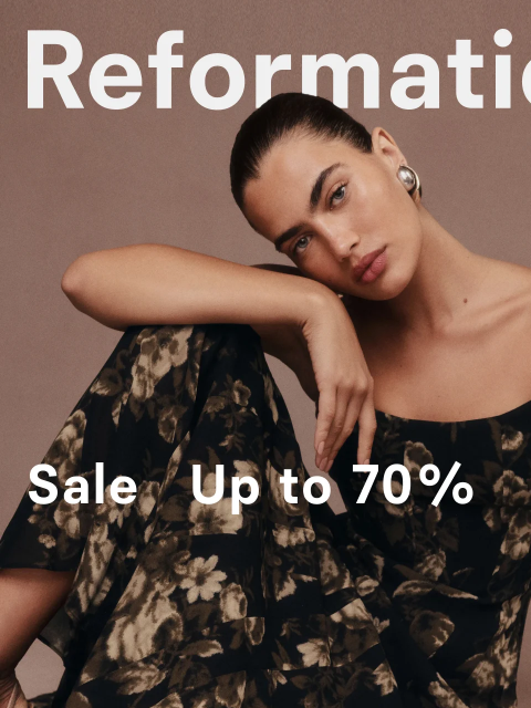 thereformation newsletter: UP TO 70% OFF